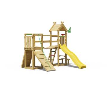 jungle-gym-jungle-totem-parco-giochi-in-legno-con-scivolo-ponte-e-tavolo-da-picn image 6