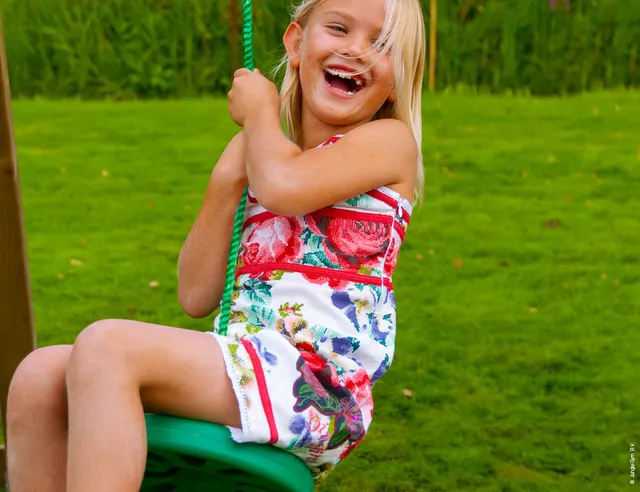 jungle-gym-twist-disk-kit-green-disco-girevole-verde-per-castello-in-legno-con-c image 1