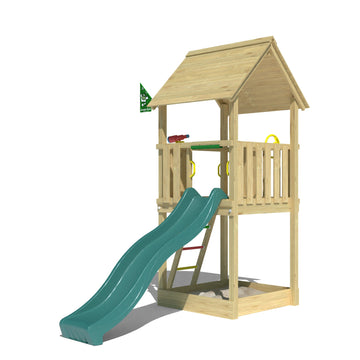 jungle-gym-jungle-club-struttura-in-legno-con-scivolo image 6