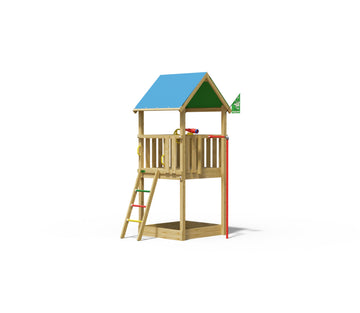 jungle-gym-jungle-castle-castello-arrampicata-in-legno-con-palo-dei-pompieri-sca image 2