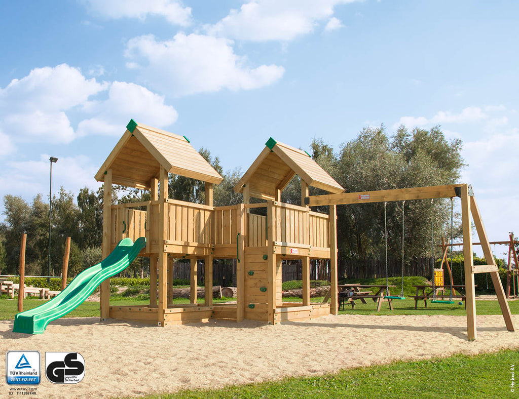 jungle-gym-hy-land-p6s-castello-da-arrampicata-con-altalena-per-uso-pubblico image 1