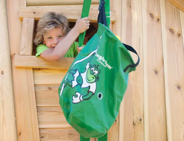 jungle-gym-bucket-sistema-di-carrucola-con-secchio-cinghia-e-fissaggi-per-castel image 1