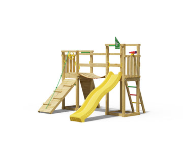 jungle-gym-jungle-tower-castello-da-arrampicata-in-legno-con-scivolo-e-ponte image 6