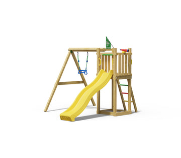 jungle-gym-jungle-tower-castello-da-arrampicata-in-legno-compatto-con-altalena-p image 6