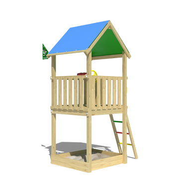 jungle-gym-jungle-castle-castello-arrampicata-in-legno-con-palo-dei-pompieri-sca image 6