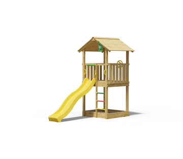 jungle-gym-jungle-casa-telaio-da-arrampicata-in-legno-con-scivolo-per-giardino image 6