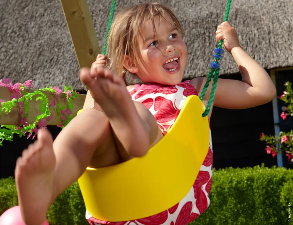 jungle-gym-sling-swing-kit-giallo-seduta-altalena-in-gomma-flessibile-con-corde- image 1