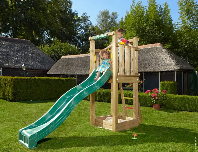 jungle-gym-jungle-tower-struttura-da-arrampicata-in-legno-con-scivolo-per-piccol image 1