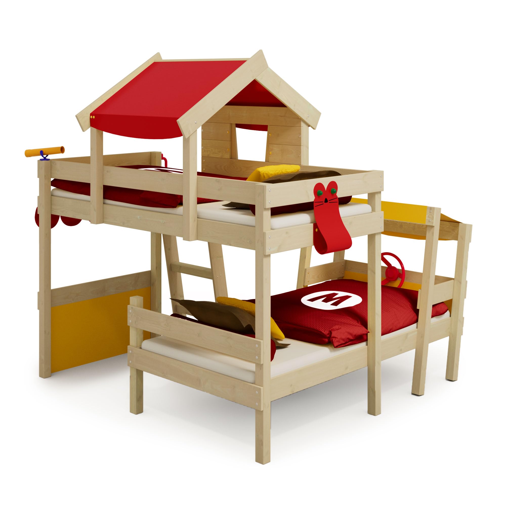 wickey-crazy-trunky-letto-a-castello-per-2-bambini-con-rete-a-doghe-design-sghem image 4