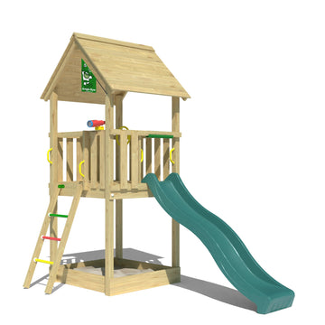 jungle-gym-jungle-club-struttura-in-legno-con-scivolo image 4