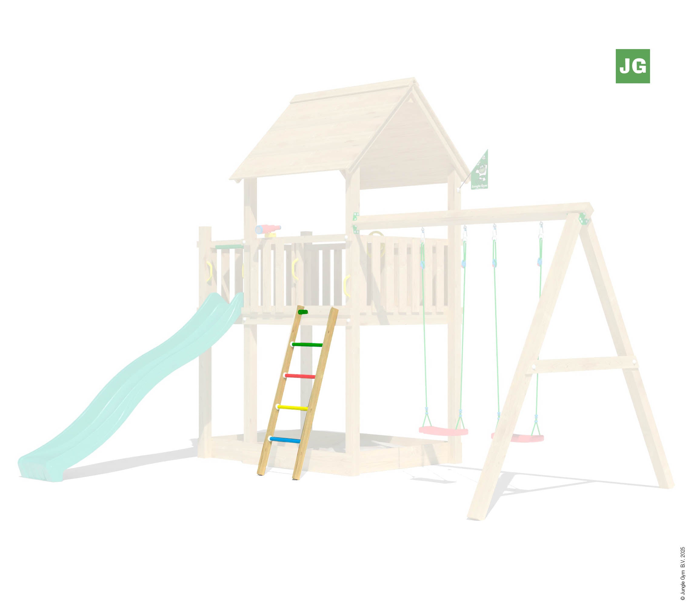 jungle-gym-kit-scala-a-pioli-in-metallo-confezione-da-4 image 1