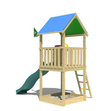 jungle-gym-jungle-castle-struttura-da-arrampicata-in-legno-con-scivolo image 6