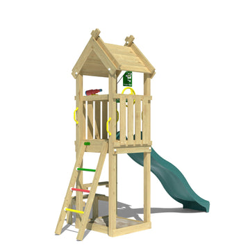 jungle-gym-jungle-totem-castello-arrampicata-in-legno-con-scivolo-sabbiera-e-tav image 4