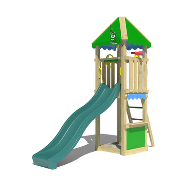 jungle-gym-jungle-cirque-struttura-in-legno-per-arrampicata-con-scivolo-e-bancar image 3