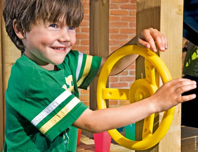 jungle-gym-steering-wheel-yellow-volante-giallo-uv-stabilizzato-per-telai-arramp image 1
