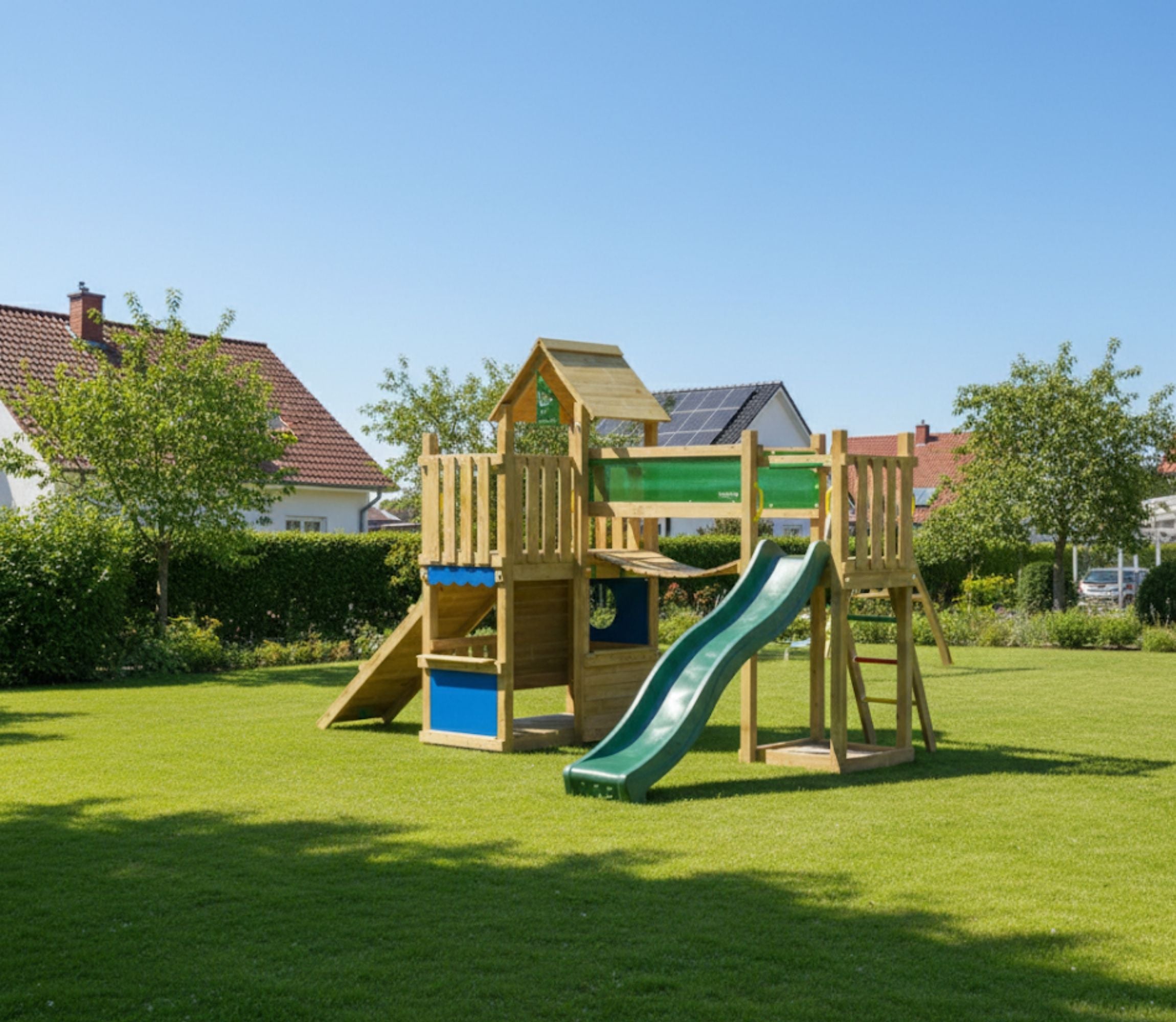 jungle-gym-jungle-ridge-struttura-da-arrampicata-in-legno-con-scivolo-e-ponte-so image 2