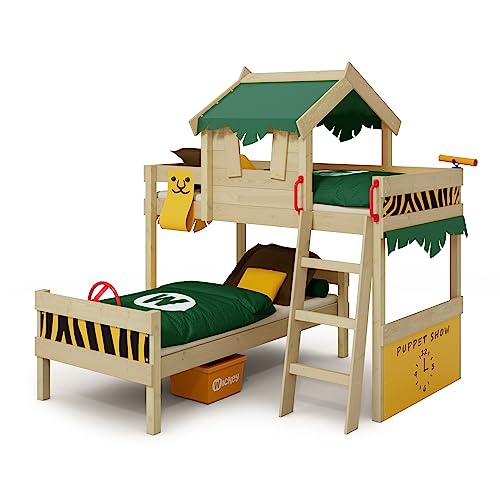 wickey-crazy-jungle-letto-a-castello-per-2-bambini-in-legno-naturale-con-rete-a- image 7