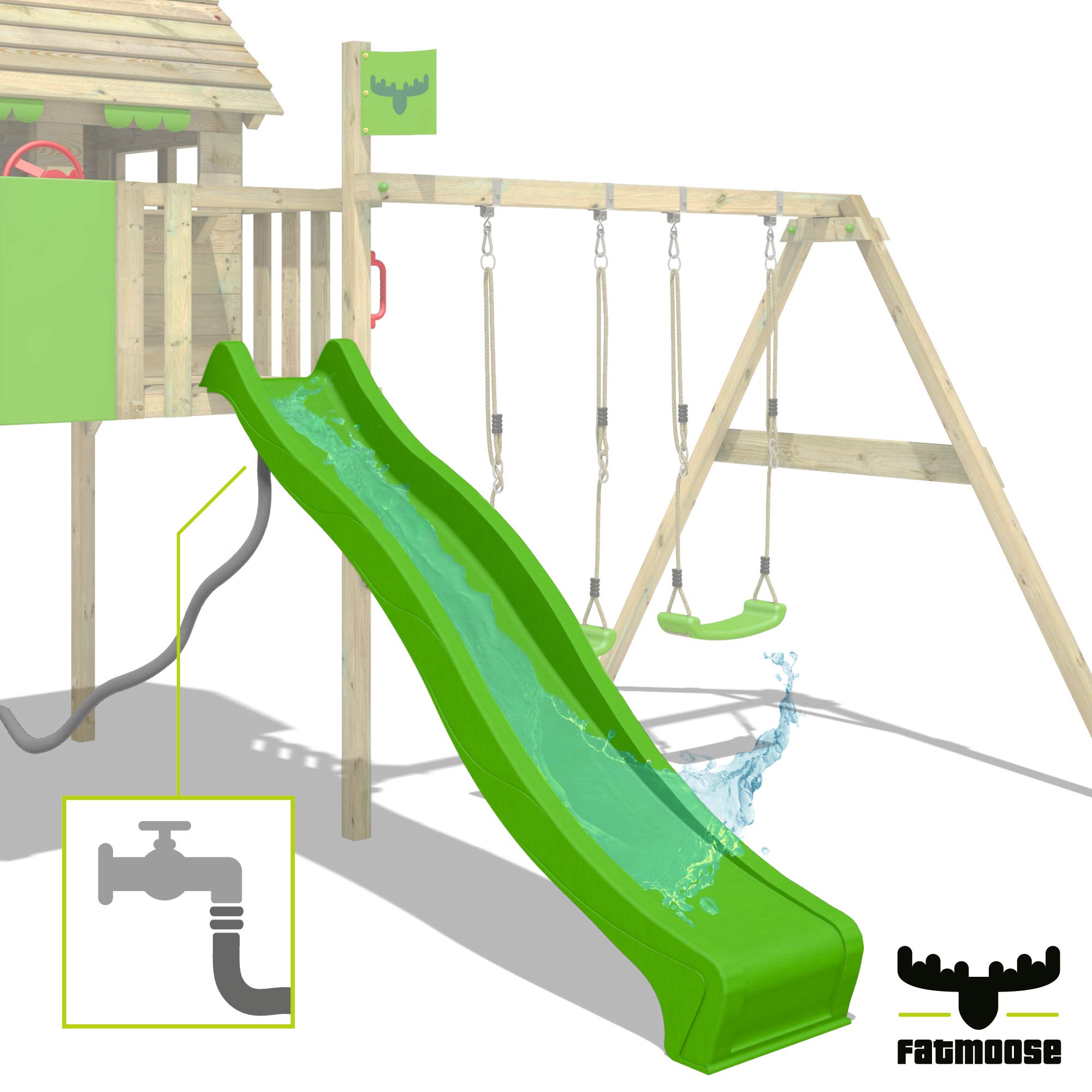 fatmoose-treasuretower-top-xxl-torre-da-gioco-in-legno-per-giardino-con-altalena image 6