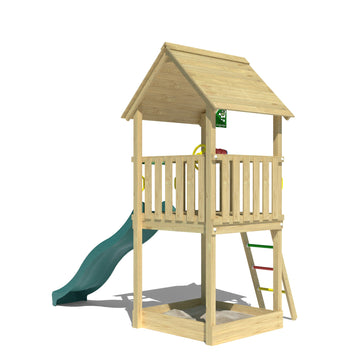 jungle-gym-jungle-club-struttura-in-legno-con-scivolo image 5