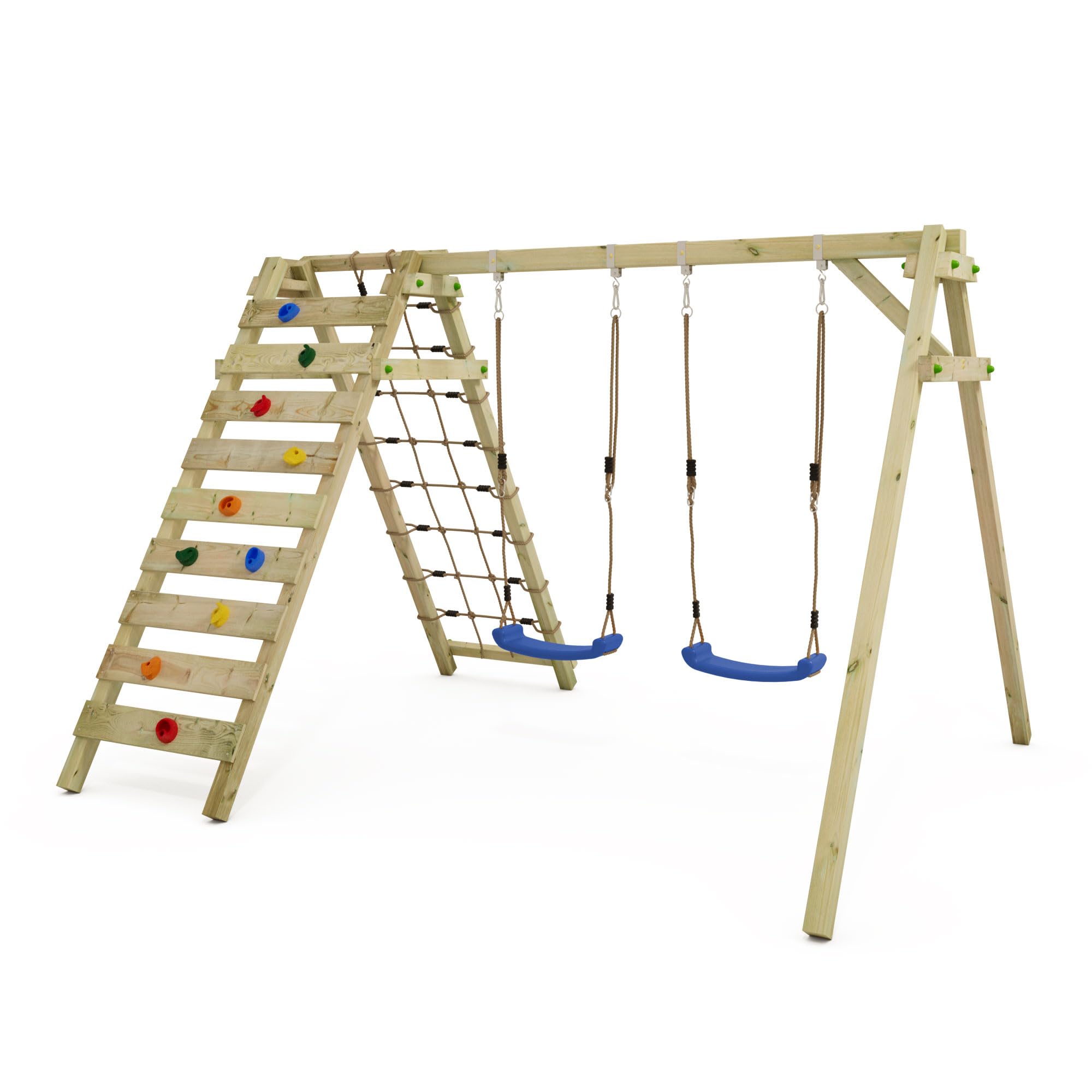 wickey-smart-cliff-altalena-doppia-in-legno-per-giardino-con-modulo-arrampicata- image 8