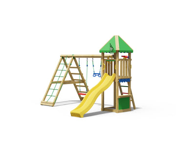 jungle-gym-jungle-cirque-castello-da-arrampicata-in-legno-con-altalene-e-rete image 6