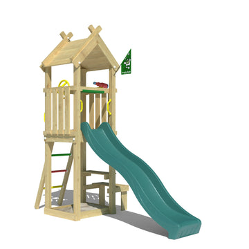 jungle-gym-jungle-totem-castello-arrampicata-in-legno-con-scivolo-sabbiera-e-tav image 2