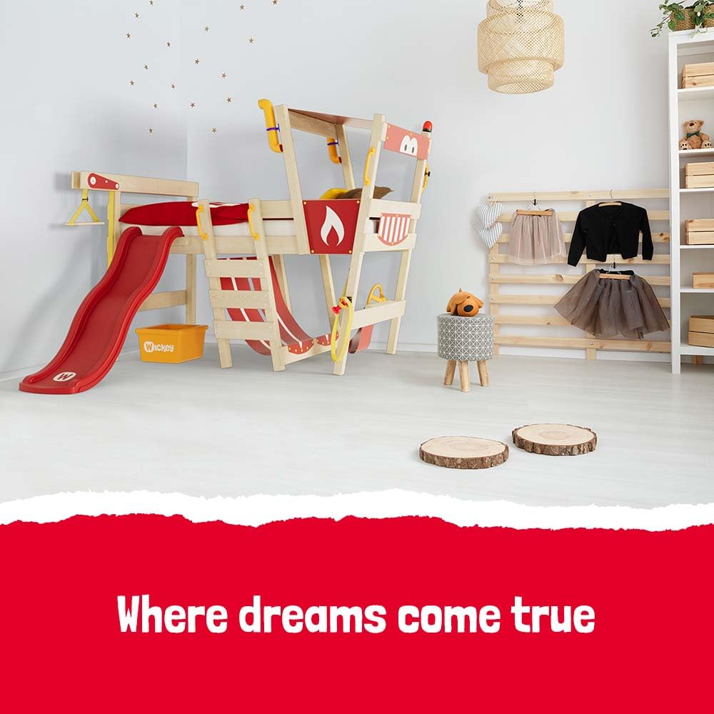 wickey-crazy-smoky-letto-a-castello-con-scivolo-90x200-cm-per-bambini-fondo-latt image 5
