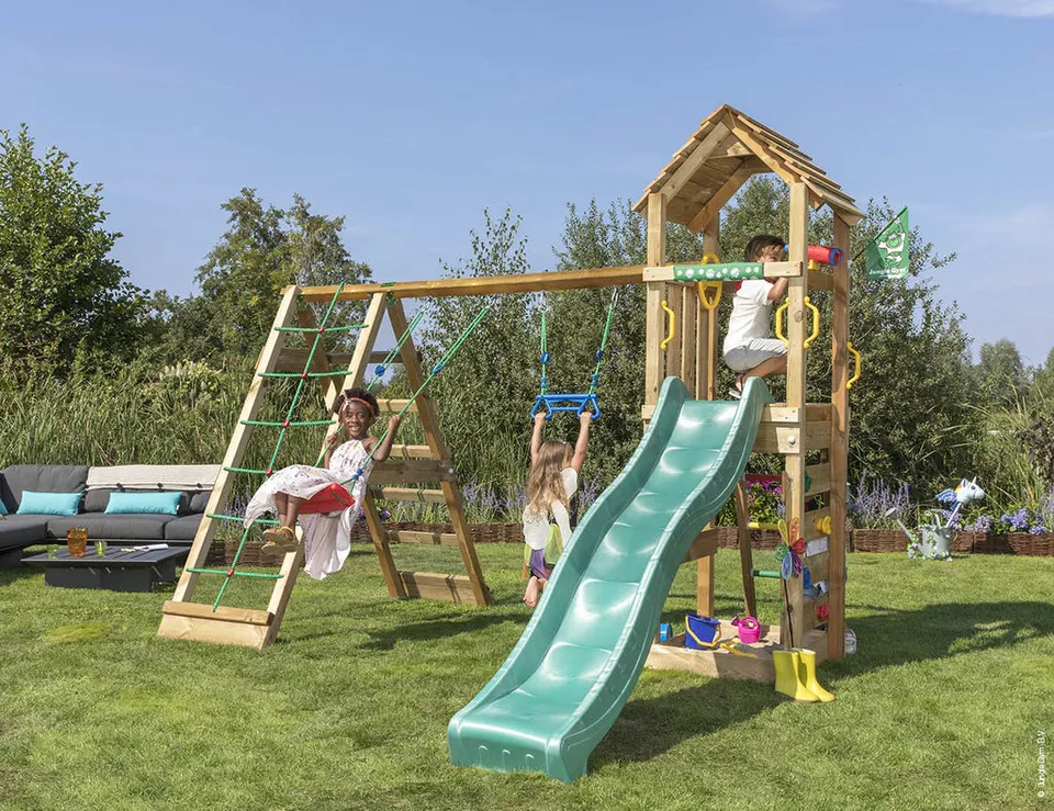 jungle-gym-jungle-cocoon-struttura-da-arrampicata-in-legno-con-altalene-e-rete-d image 1