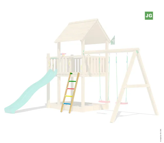 jungle-gym-kit-scala-a-pioli-in-metallo-confezione-da-4 image 1
