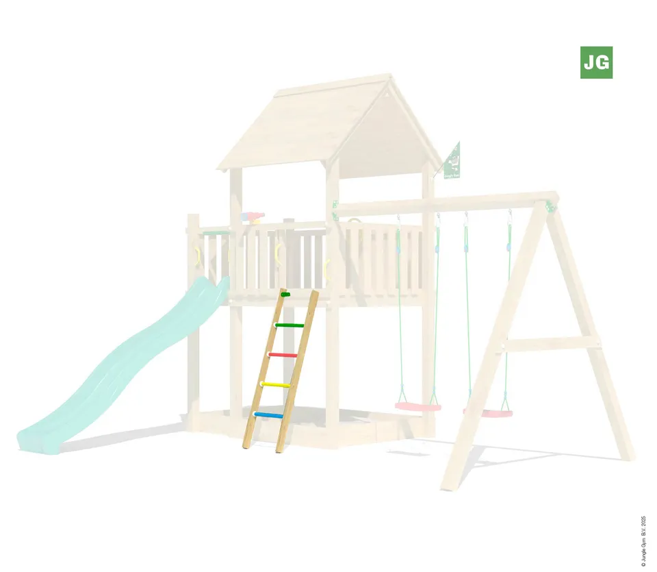 jungle-gym-kit-scala-a-pioli-in-metallo-confezione-da-4 image 1