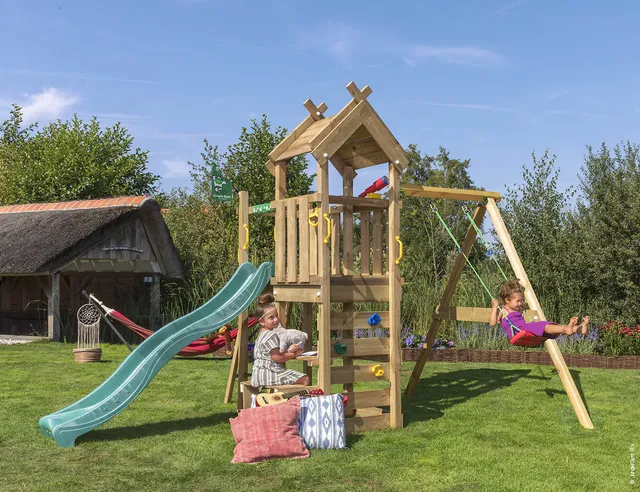 jungle-gym-jungle-teepee-struttura-in-legno-con-altalena image 1