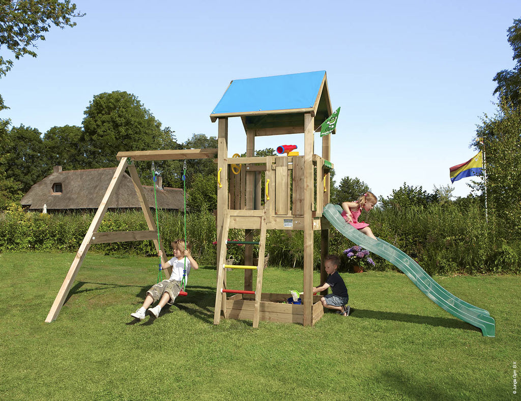 jungle-gym-jungle-castle-castello-da-arrampicata-in-legno-con-altalena-per-ester image 1