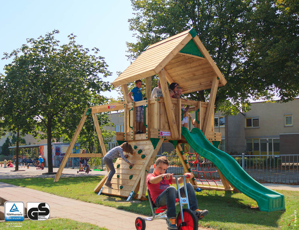 jungle-gym-hy-land-q2s-parco-giochi-outdoor-con-altalena-per-scuole-e-aree-pubbl image 1