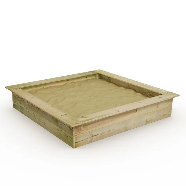 wickey-kingkong-sabbiera-in-legno-165-x-165-cm-per-bambini-in-giardino-con-bordo image 1
