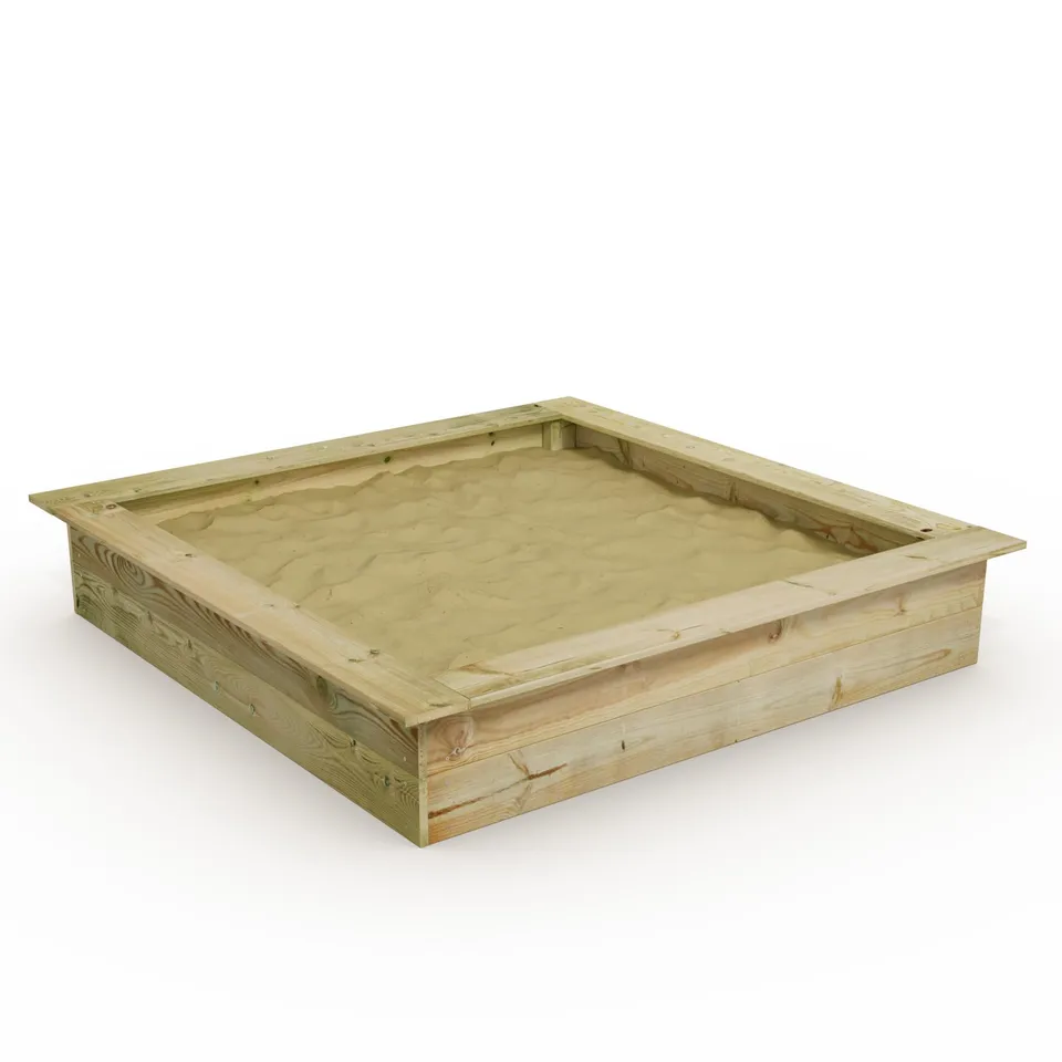 wickey-kingkong-sabbiera-in-legno-165-x-165-cm-per-bambini-in-giardino-con-bordo image 1