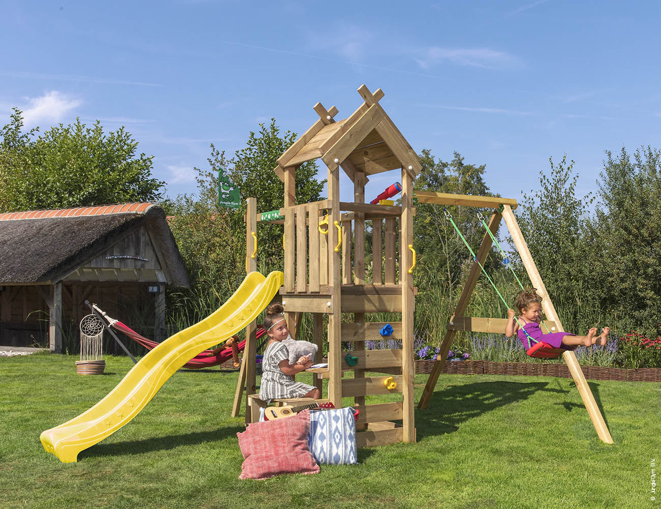 jungle-gym-jungle-teepee-struttura-in-legno-con-altalena image 7