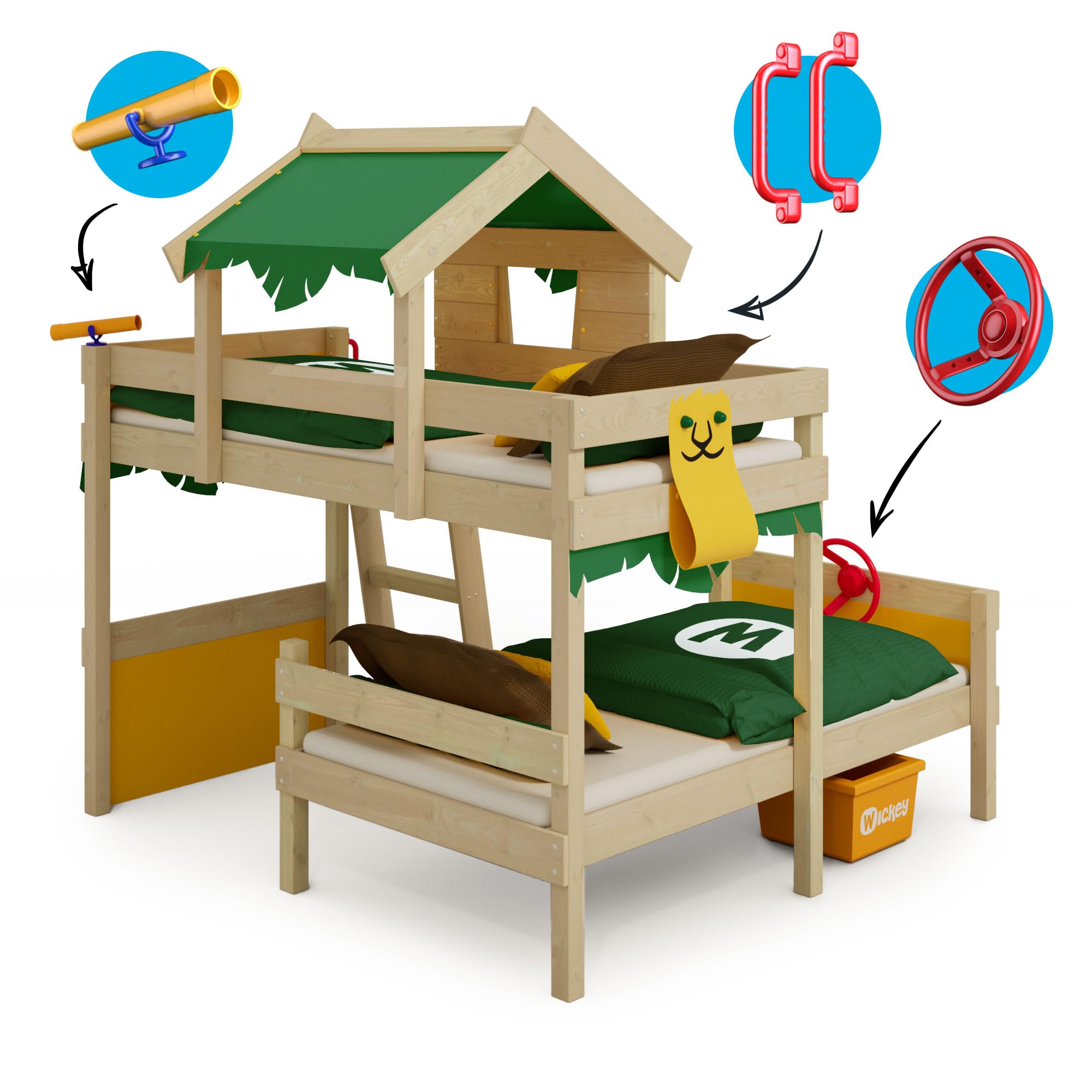 wickey-crazy-jungle-letto-a-castello-per-2-bambini-in-legno-naturale-con-rete-a- image 6