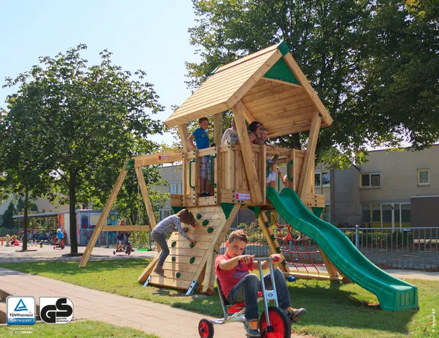 jungle-gym-hy-land-q2s-parco-giochi-outdoor-con-altalena-per-scuole-e-aree-pubbl image 1