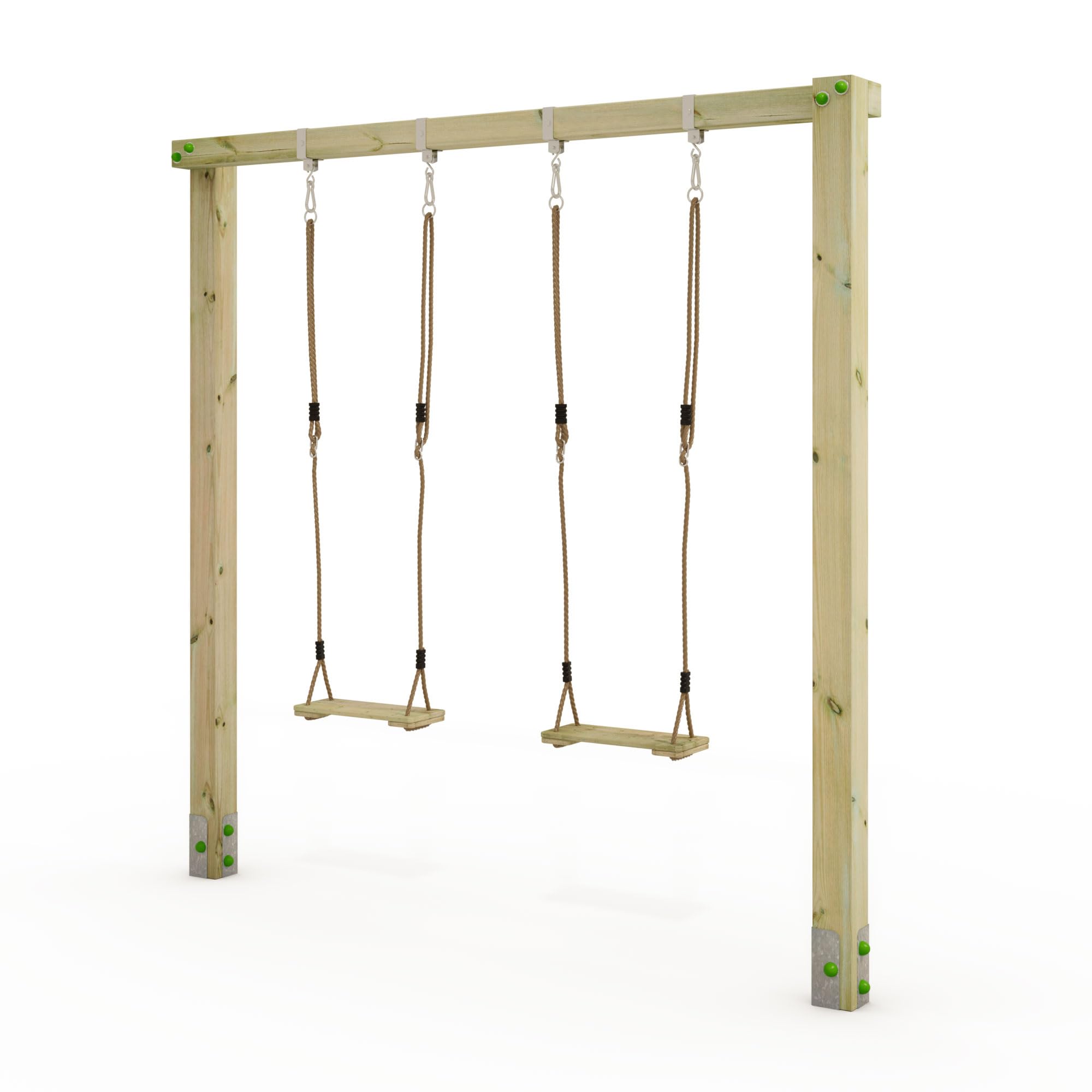 wickey-aero-star-altalena-doppia-in-legno-per-bambini-da-esterno-o-giardino-seri image 1