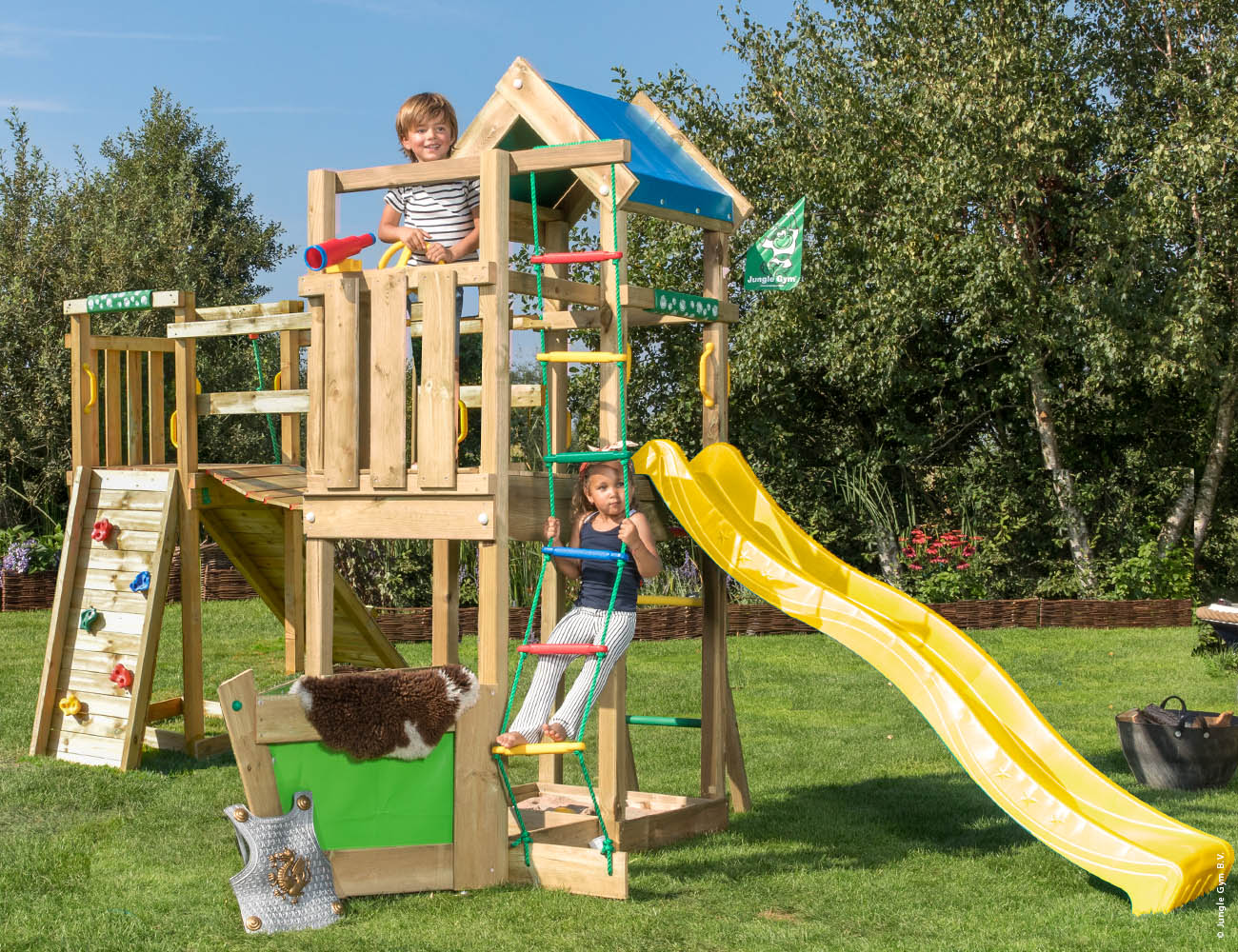 jungle-gym-jungle-viking-castello-arrampicata-in-legno-per-giardino-con-scivolo- image 7